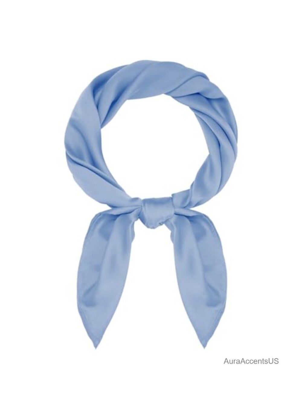 Satin Square Scarf 27.5" Lightweight Silky Neck Scarf Hair Scarf Bandana